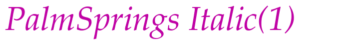 PalmSprings Italic(1)